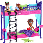 Monster High Monster Family Wolf Bunk Bed Playset with Dolls